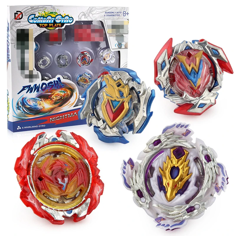 4 шт. Bey Blade Metal Fusion набор с 2 пусковыми установками и 1 ареной, Bay Blades GT Boys Toy Burst Turbo Spinning Tops Battle Games - Цвет: XD1684