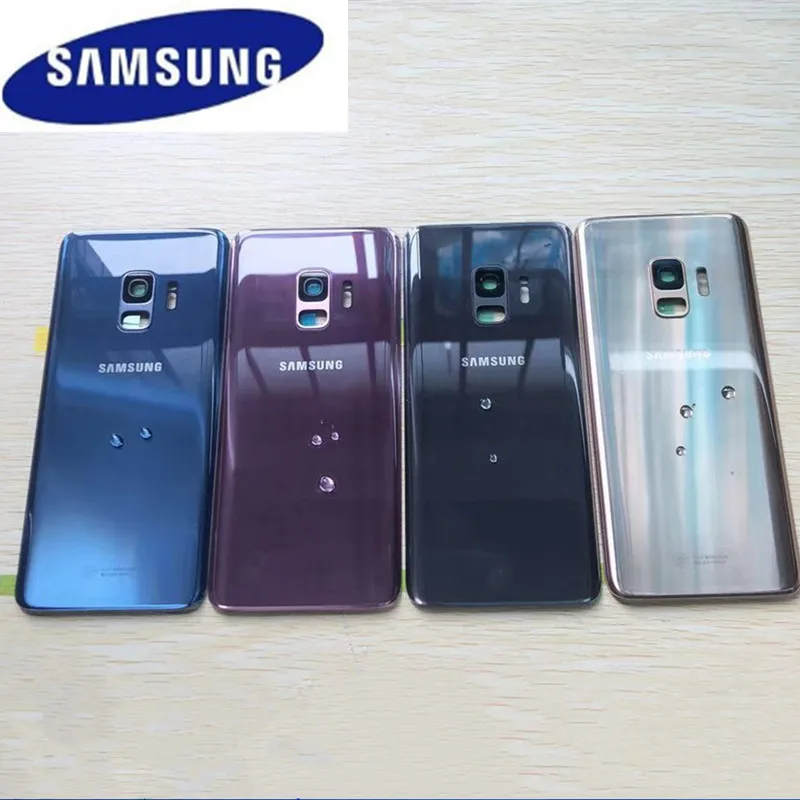 

Original Samsung Galaxy S9 Plus S9+ Back Cover Rear Door Housing Cover Glass Back Battery Cover Replacement For Samsung S9Plus