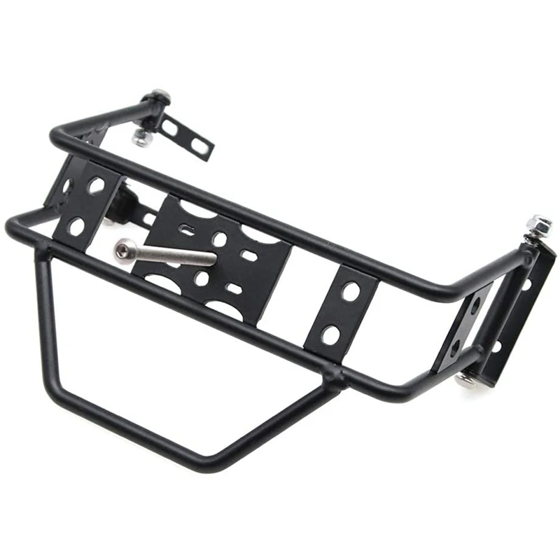 Metal Rear Spare Tire Holder Wheel Stand for TRX4 SCX10 90046 90047 RC Crawler Car(Black) |