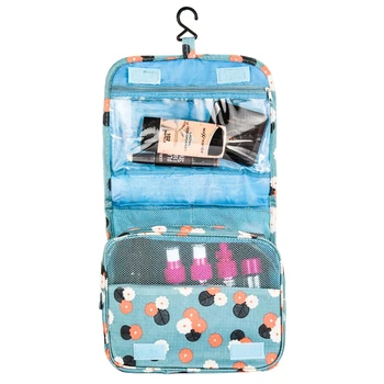 

Travel Hanging Toiletry Bag Portable Makeup Comestic Organiser Folding Travel Wash Bag Idea For Men Women Travelers
