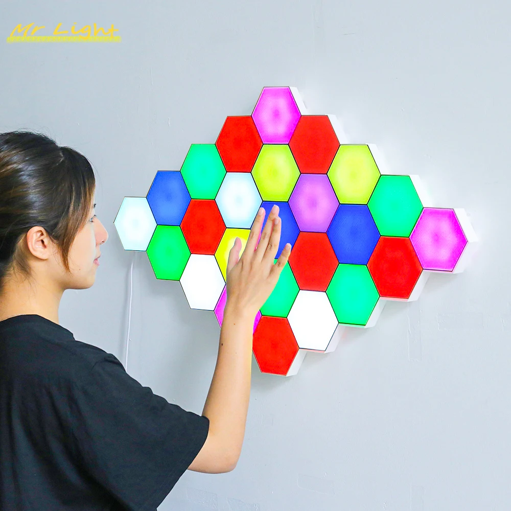 

Modern LED Night Light Quantum Lamp Modular Sensitive Touch Lamp Night Lighting Lamp Home Deco Bedside Magnetic Lights Kids Room