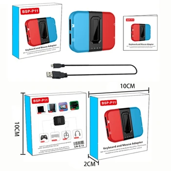

Game Keyboard Mouse Mice Converter Adapter for Switch/PS4/PS3/X-BOX ONE Console 203A