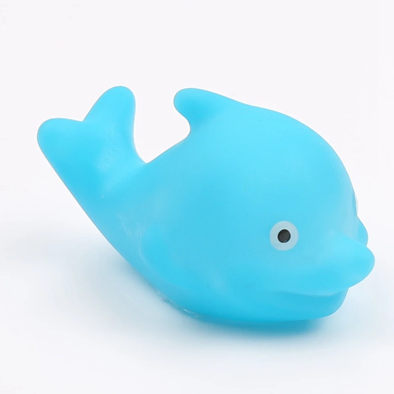 Игрушка для ванны с водой Милая желтая утка Kawaii животные пляж Ванная комната детские резиновые Мультяшные утки плавательный бассейн Ванна для младенцев игрушка для детей - Цвет: ZWX147-09