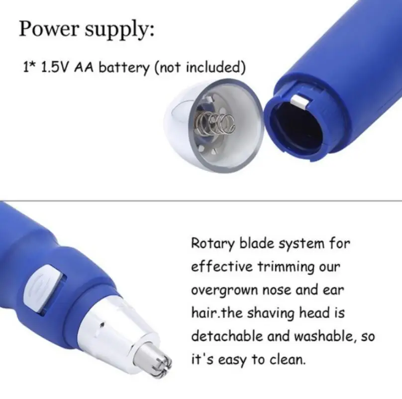 Горячее предложение, триммер для волос в носу, носовая шерсть, импл, для мужчин, для мужчин и женщин, промытый триммер для бровей, машинка для стрижки волос, бритва для лица