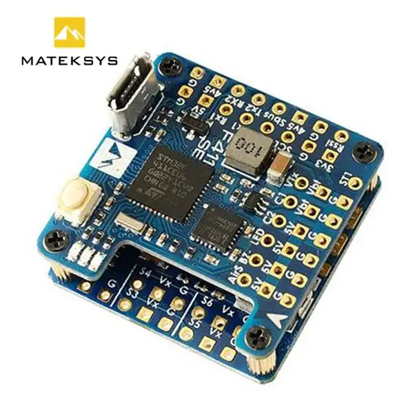 Контроллер полета Matek Mateksys Wing F411 WSE компактный PDB 6 ~ 30 В (2 6S LiPo) и BEC выход 5 в для