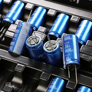

2pcs Free shipping ELNA electrolytic capacitor 35v 6500UF can replace 35v6800UF