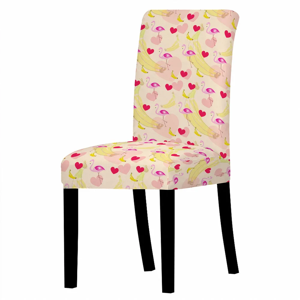 Universal Chair Covers Printed Elastic Stretch Universal Chair Cover Slipcovers For Dining Room Wedding Banquet Hotel