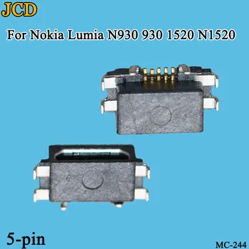 

JCD 10PCS/Lot Micro Usb Charge Jack Plug Socket Dock For Nokia Lumia N930 930 1520 N1520 Charging Connector Port