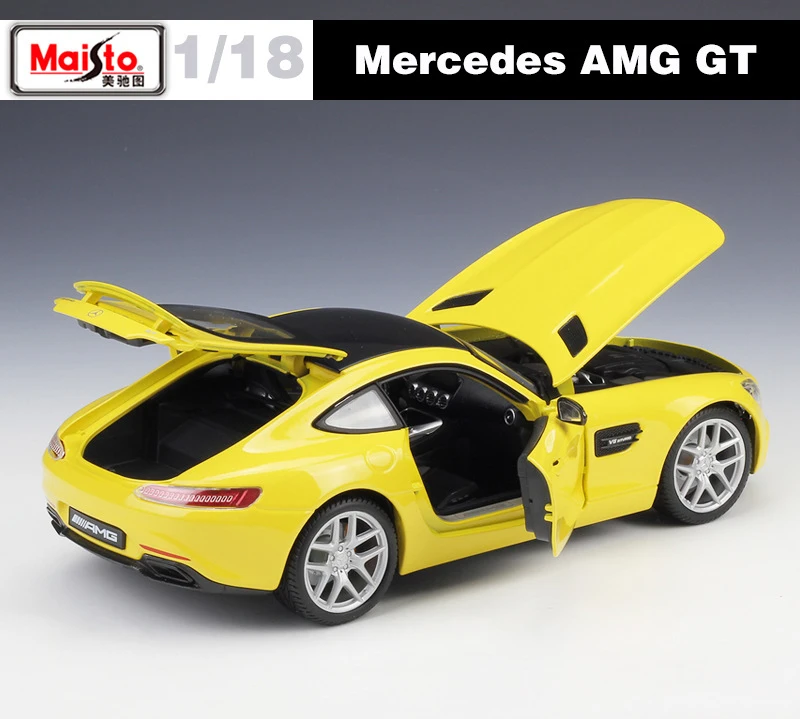 Maisto литая 1:18 Mercedes Benz AMG GT/SLS/500 K спортивная машина металлическая модель автомобиля суперкар сплав игрушки для детей Коллекция подарков