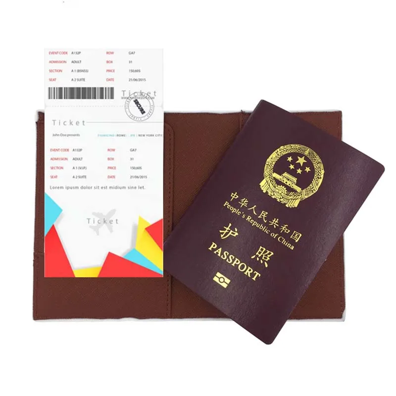6 Styles Cute Corgi Dog Travel Accessories Passport Holder PU Leather Travel Passport Cover Case High Quality Card ID Holders