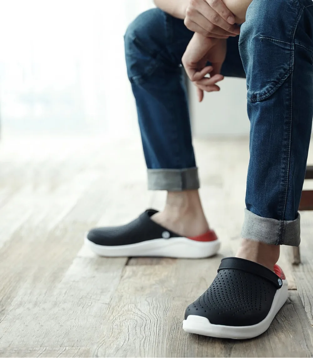 Xiaomi Aishoes летняя пляжная обувь Cave пропускает воздух и поглощая формальдегид и мягкие и удобные за отдельную туфлю два способа ношения; большие размеры 40-45