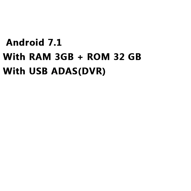 7.1 3g adas Android 7,1 автомобильный Anddroid интерфейс для фокуса/Телец/турнео и т. д. SYNC3 видео интерфейс Поддержка DVR, carplay dongle - Размер экрана, дюймов: 7.1 3g adas