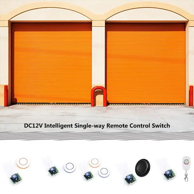 

DC12V 1CH Ceiling Light Wall Lamp Wireless Remote Control Delay Switch Wide Scope of Application Receiver for Access Control