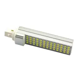 AC110V-220V G24 5050 SMD 52 светодиодный холодный белый 11Вт лампа светильник