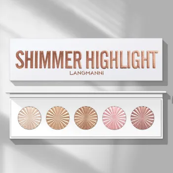 

Lasting Brighten High-gloss Concealer 3D Stereo Contour Highlight Palette Waterproof Repair Nose Shadow Girl Face Cosmetic TSLM2