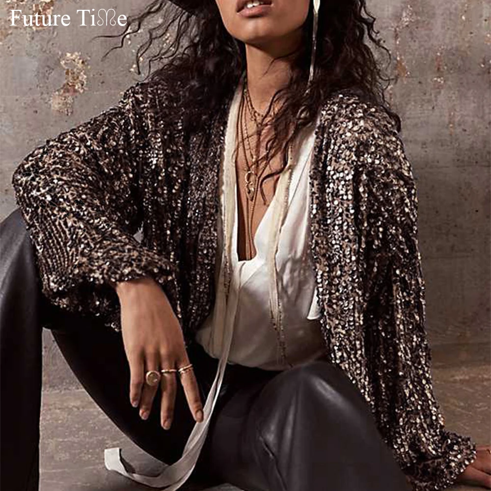 Женская Базовая куртка Future Time свободная модная Клубная одежда с длинными