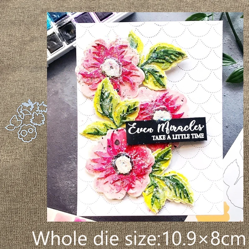 

New Design Craft Metal Cutting Die die cuts Flower leaf decoration scrapbook Album Paper Card Craft Embossing die cuts