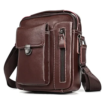 

Genuine Leather Male Shoulder Messenger Bag Brand Vintage Fashion Crossbody Bag for Men Tote Satchel Bag Man Handbags Bolsos