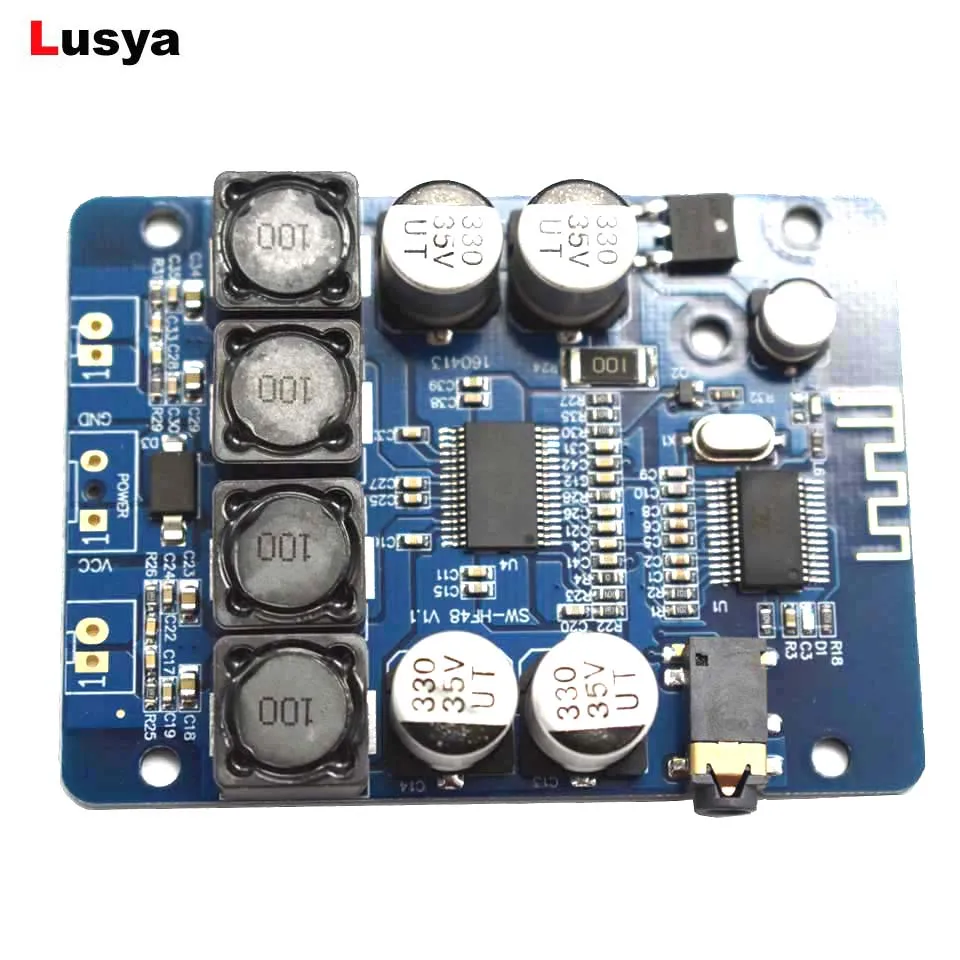 TPA3118 30 Вт + DC8-26V стерео Bluetooth цифровой усилитель плата AUX аудио 6-8ohm вход 3 5 мм