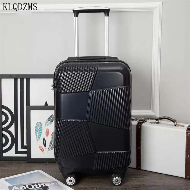 KLQDZMS Новая мода 19 &quot24&quot 28 дюймов чемодан на колесиках для путешествий сумка