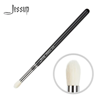 

Jessup Black Pencil Single Makeup Brush Shading Eye Crease Fiber Hair Professional Precise Beauty Cosmetic Tool Silver 219