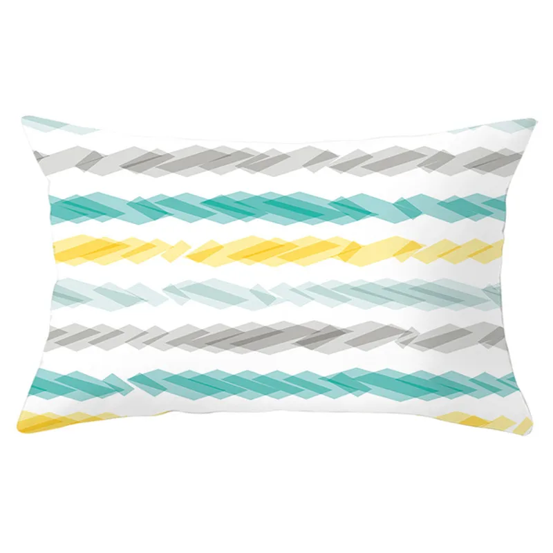 Fuwatacchi геометрический чехол для подушки из полиэстера Декоративные Чехлы для подушек для дома волнистый узор наволочка прямоугольная 30*50 см - Цвет: PC12637
