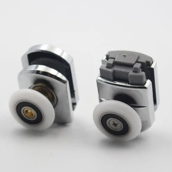 

Bathroom Door Rollers Home Pulley Wheels Glass Sliding Aluminum Door Pulley Shower Room Cabin Replacement Doors Accessories