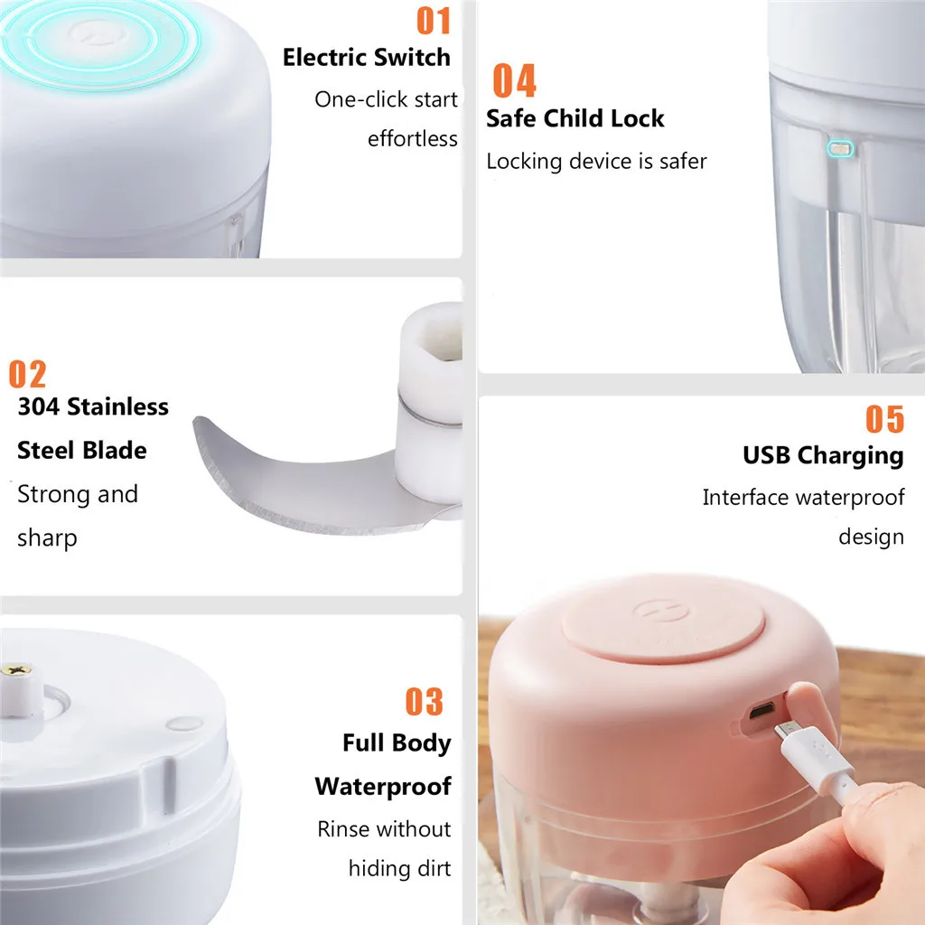 Mini Electric Food Chopper