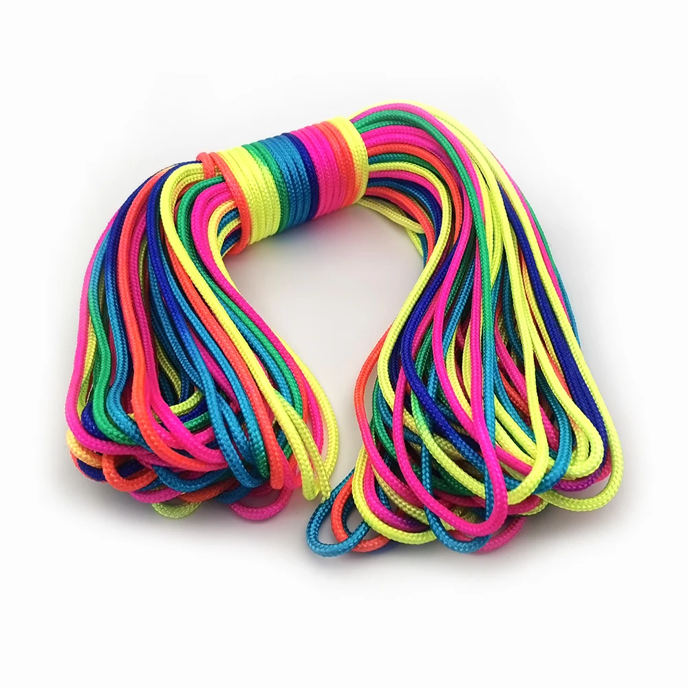 

3mm 100Yards Colorful Paracord Parachute Cord Lanyard Rope one Strand Climbing Camping Survival Equipment