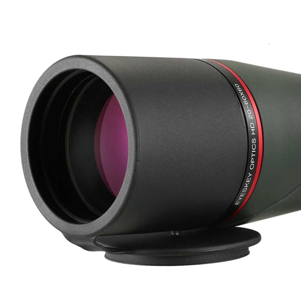 Eyeskey 20-60x60 угловой зрительный прицел BaK4 водонепроницаемый Fogproof портативный дорожный монокулярный телескоп с штативом чехол для переноски