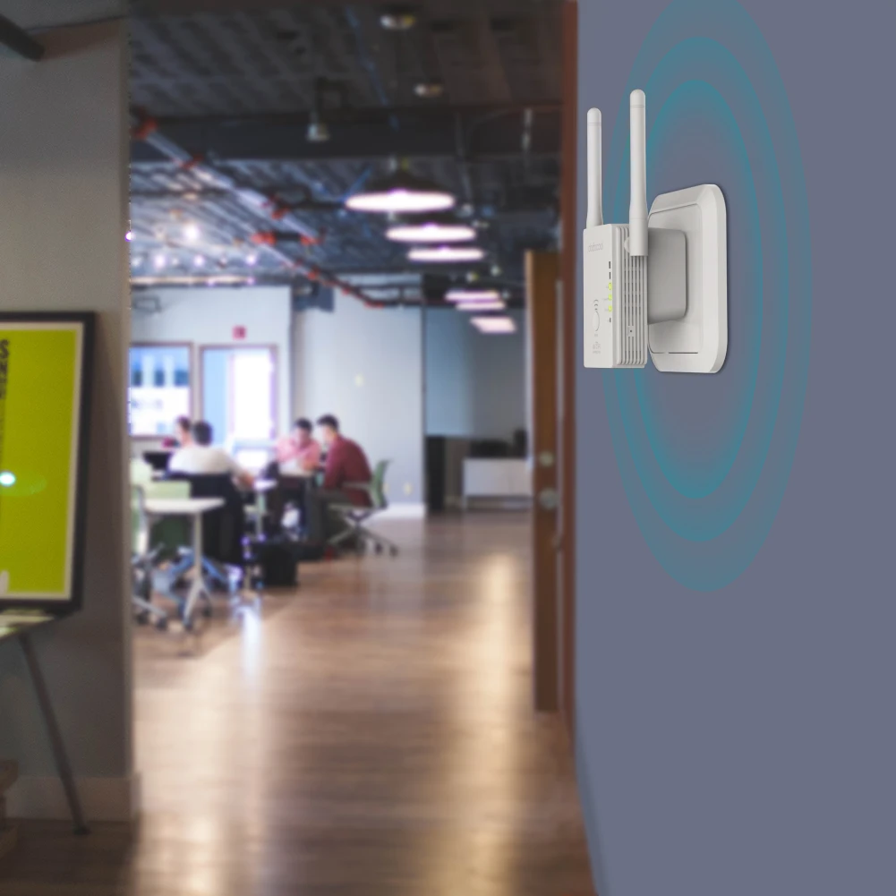 Dodocool N300 Мини-репитер WiFi/маршрутизатор/точка доступа WiFi расширитель диапазона с 2 внешними антеннами WPS защита ЕС/США штекер
