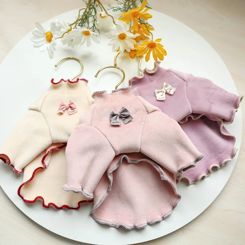 Cute Sweet Puppy Dog Cat Shirt Sweater for Small Dogs Winter Warm Yorkies Shih Tzu Katten Clothes Pet Clothing Mascotas Costume | Дом и сад