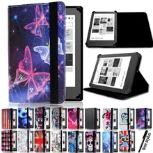 KK&LL для 2013 Kobo Aura " /NEW Aura Edition 2 6" eReader планшет-Кожаная подставка для планшета Folio Smart Cover чехол+ стилус