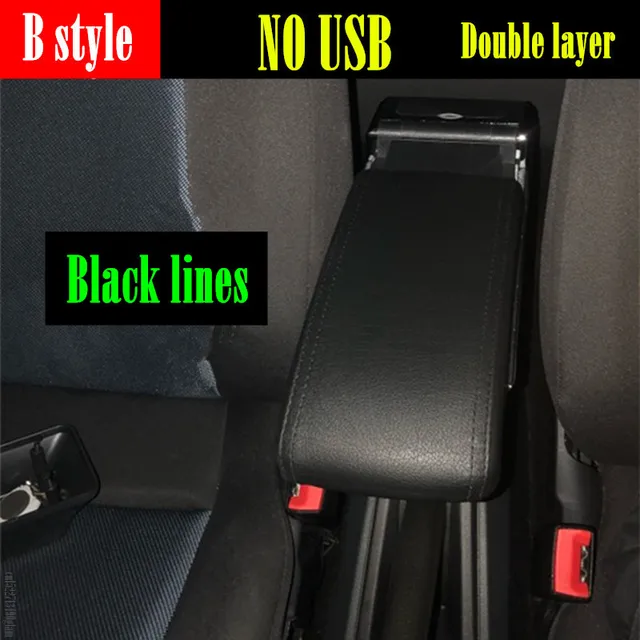 peugeot 307 icin kol dayama kutusu evrensel araba merkezi konsol caja modifikasyon aksesuarlari cift yukseltilmis usb armrests aliexpress