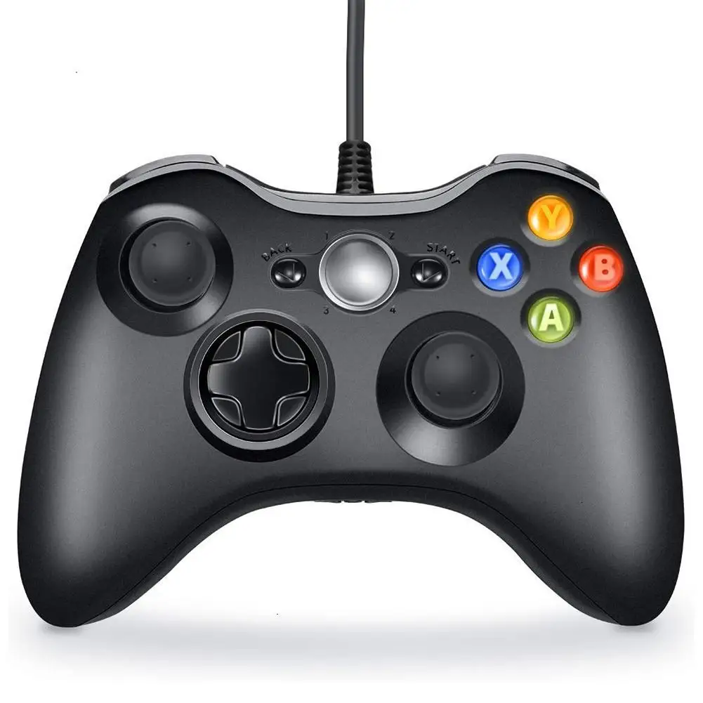 Геймпады для Xbox 360 контроллер совместим с microsoft Slim/Windows/PC черный белый доступные игровые аксессуары