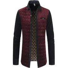 The new autumn/winter leisure men's plaid lapel casual coat is made of new quality leisure coat