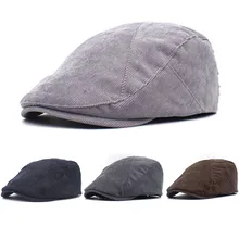 Новые мужские и женские хлопковые вельветовые берет газетчика шапки Dr головные уборы chapeau femme Повседневная простая Зимняя шляпа бренда Gorra