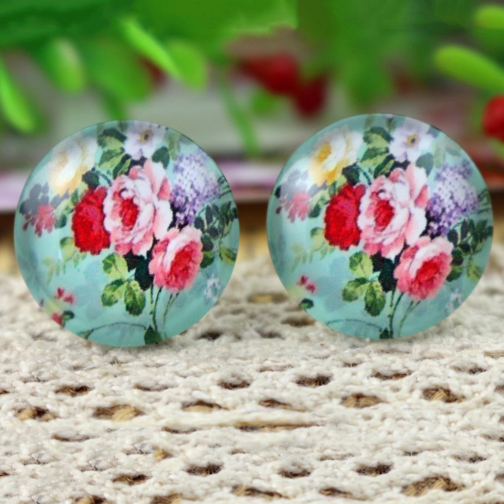

10pcs 20mm Handmade Photo Glass Cabochons (H2-09)