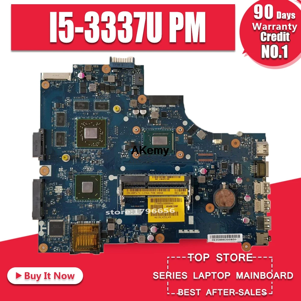 

Laptop motherboard for DELL 15R 3521 5521 PC Mainboard I5-3337U 0P14T7 VAW01 LA-9101P VAW00 LA-9104P fully tested DDR3