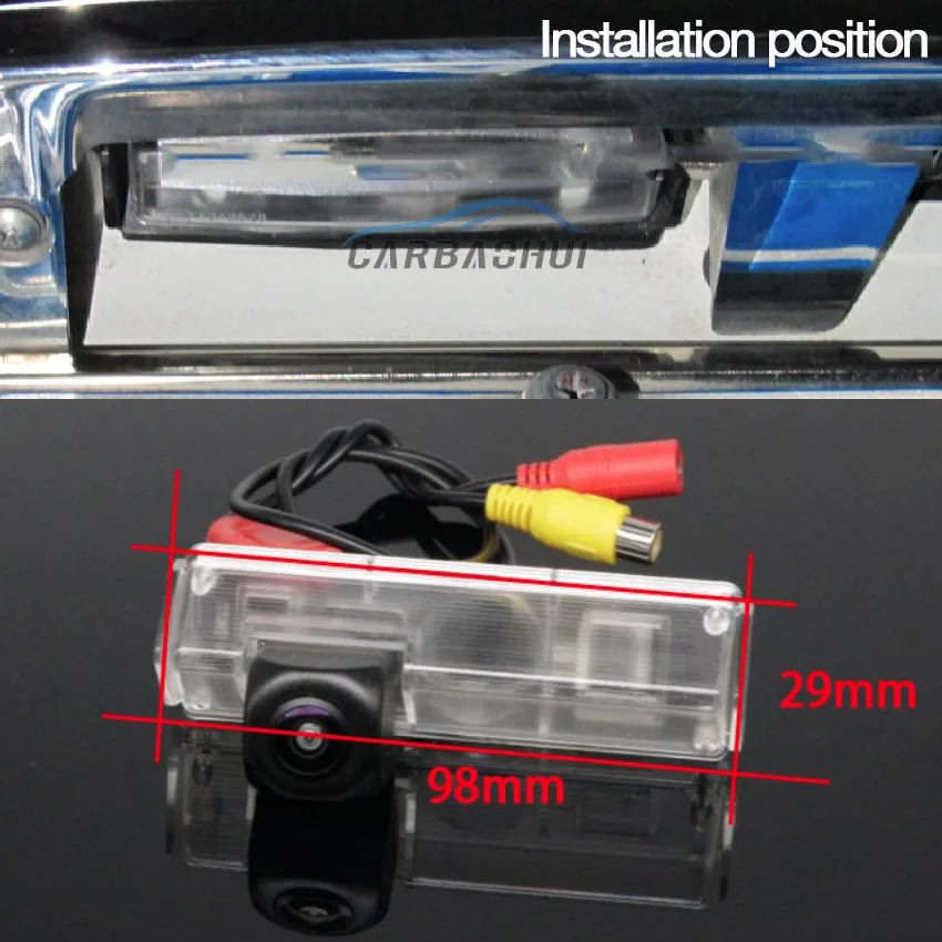 Car Rear View Back Up Reverse Parking Camera&nbsp;For or Mitsubishi Pajero Sport Pajero Dark 2008~2016&nbsp;CCD HD Night Vision  high quality &nbsp;