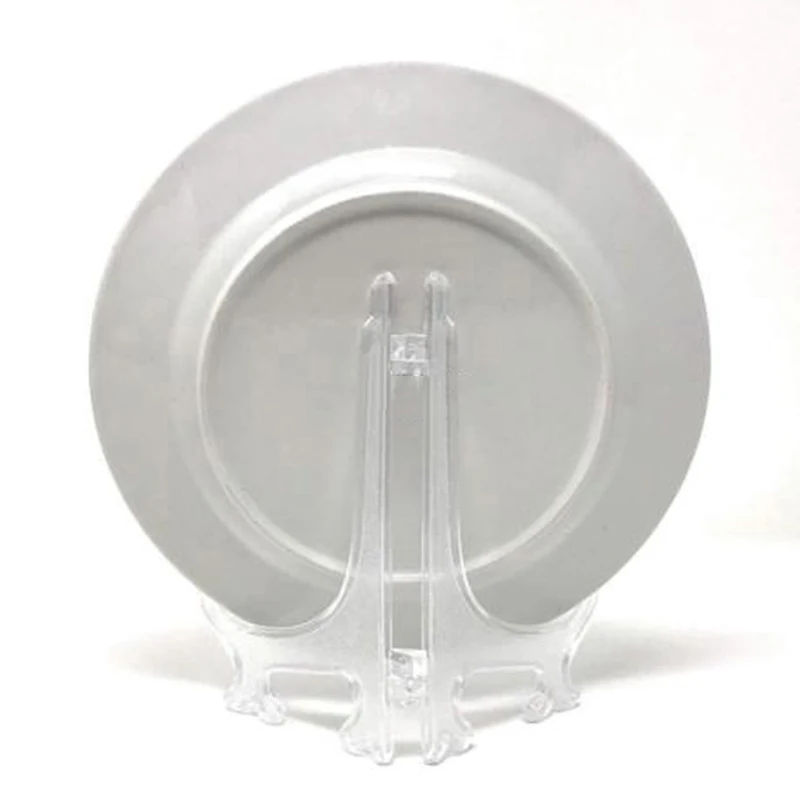 5PC Portable Easels Plate Holders Transparent Display Dish Stand Rack Weddings Photo Picture Frame Display Stand Pedestal Holder,acrylic display stand,doll display holder,styling wax,car model display holder