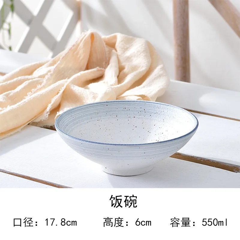 Rice bowl FANTERCY посуда обеденная чаша креативные окружающие керамические гостиничные домашние миски лапша Ramen соус фарфоровые миски для риса - Цвет: Rice bowl