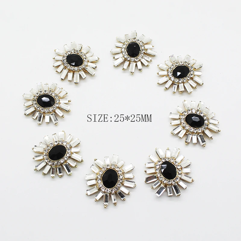 5 шт./партия металлические пуговицы с зубцами | Украшения и аксессуары