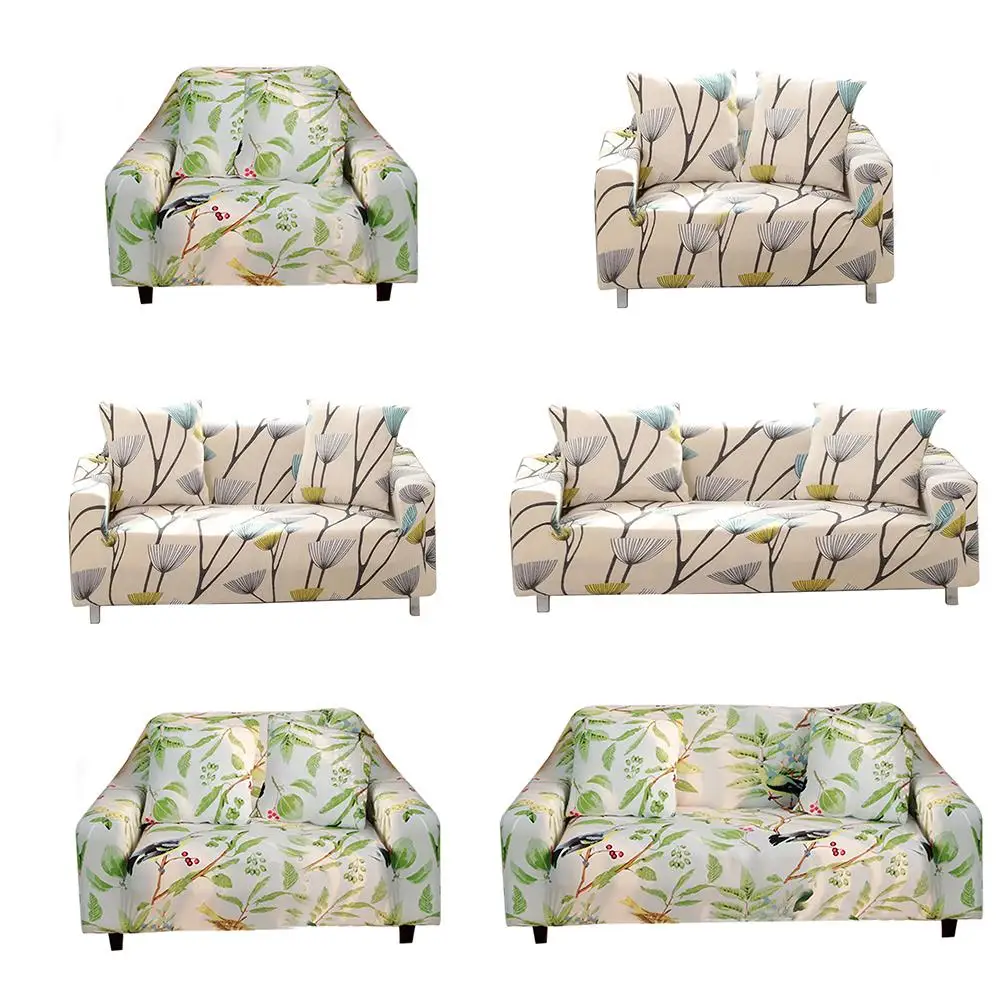 Universal Elastic Sofa Cover All-inclusive Combination Sofa Anti-scratch Dirt Dust Proof Fabric Sofa Cover Single/Two/Three Seat