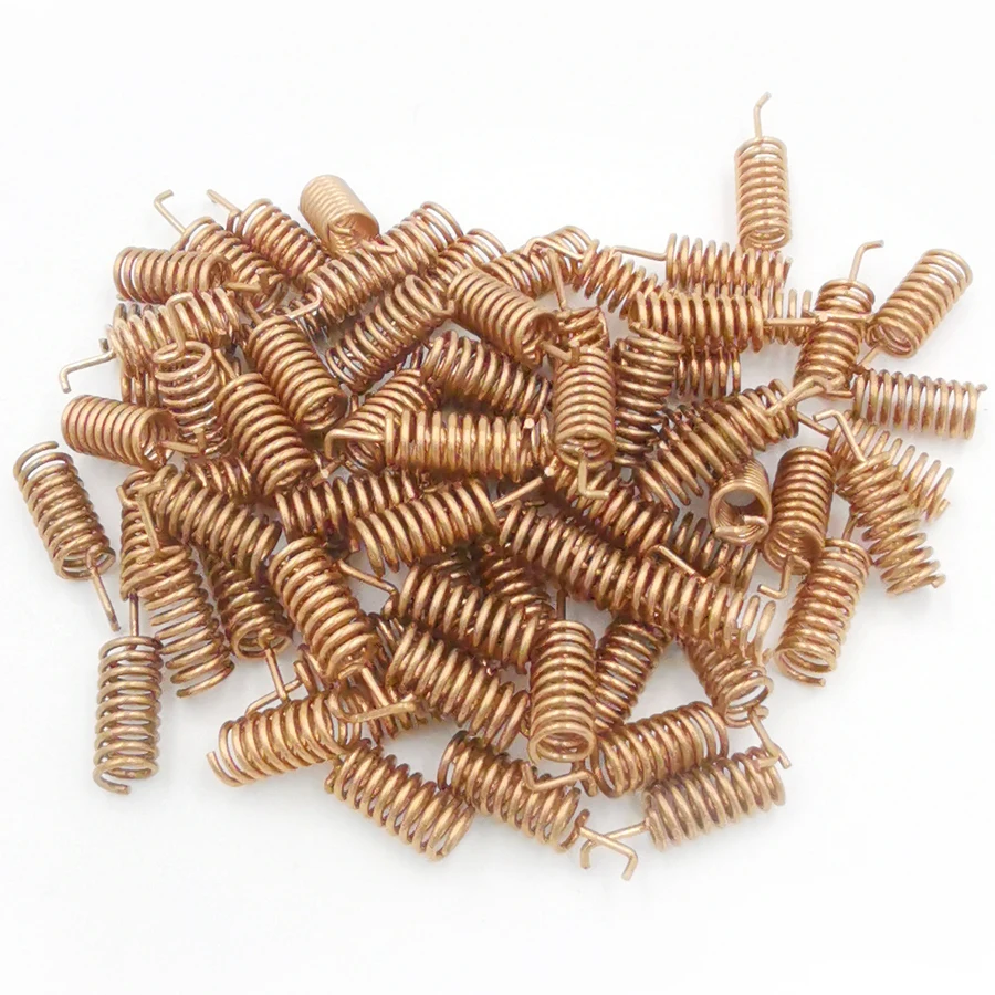 Customized Phosphor Copper / Bronze 3Dbi Internal PCB Spring 915 Mhz Coil Antenna