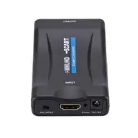 1080P HDMI-kompatibel Zu SCART Video Audio Gehobenen Konverter AV Signal Adapter HD Empfänger Für DVD, für Sky Box, Für STB