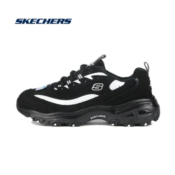 

Skechers Shoes D'lites Casual Shoes Woman Comfortable Breathable Chunky Shoes Woman Platform Sneakers Ladies 99999938-BKW