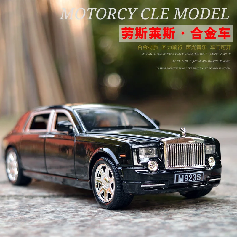 Модель автомобиля 1/24 RRollsRoyce Phantom литые под давлением модели из сплава Sixdoor