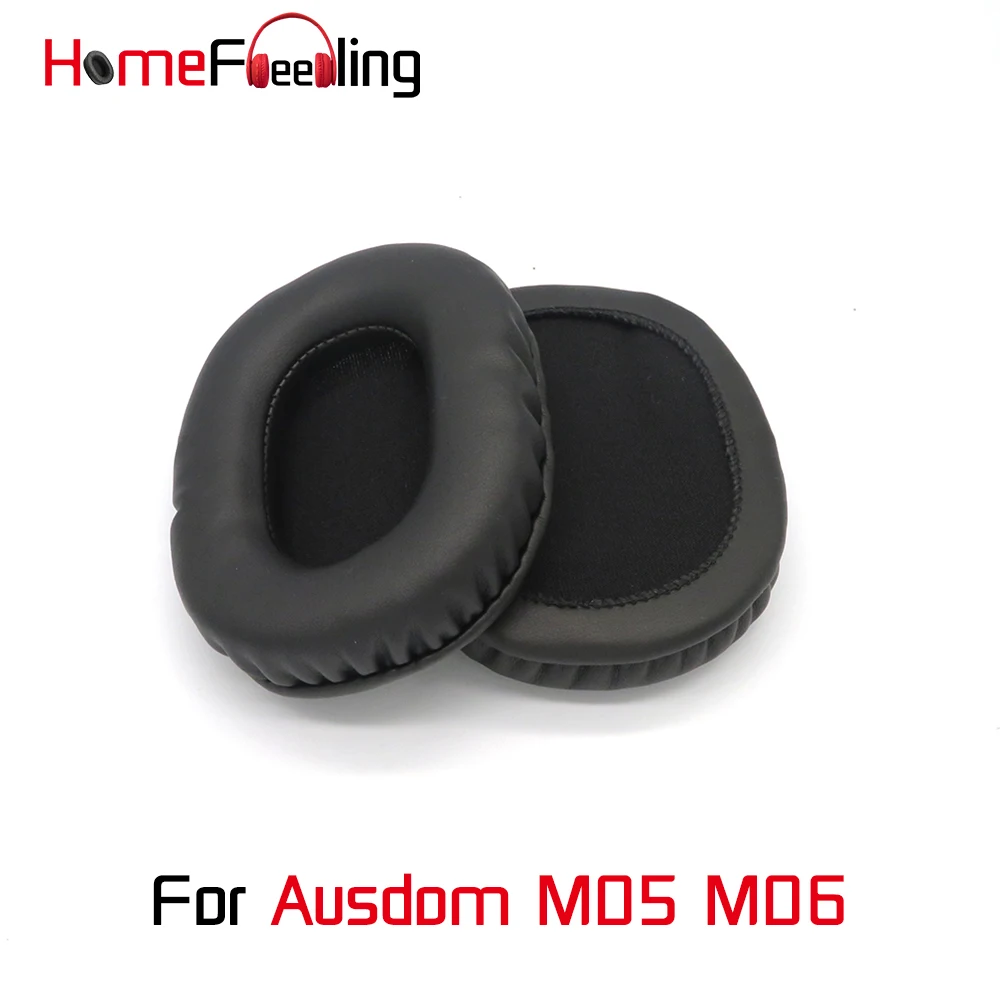 

Homefeeling Ear Pads For Ausdom M05 M06 Earpads Round Universal Leahter Repalcement Parts Ear Cushions