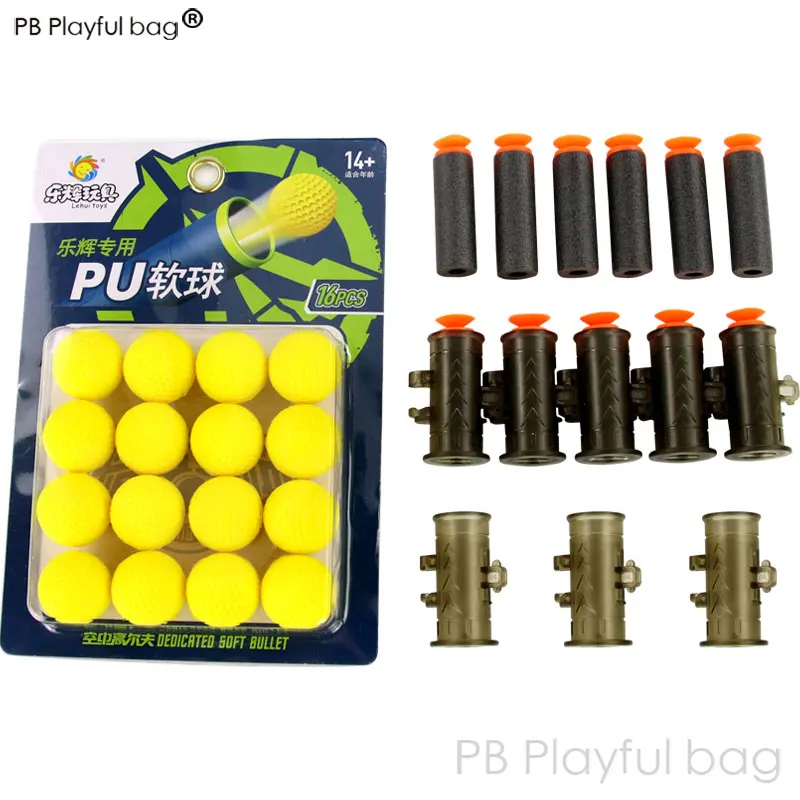 PB Playful bag Outdoor sports CS game Le Hui ball bullet M249 large pineapple Gatling soft bullet chain toy accessories id75 2